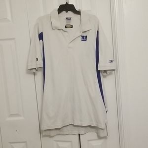 NY Giants team polo moisture quickening